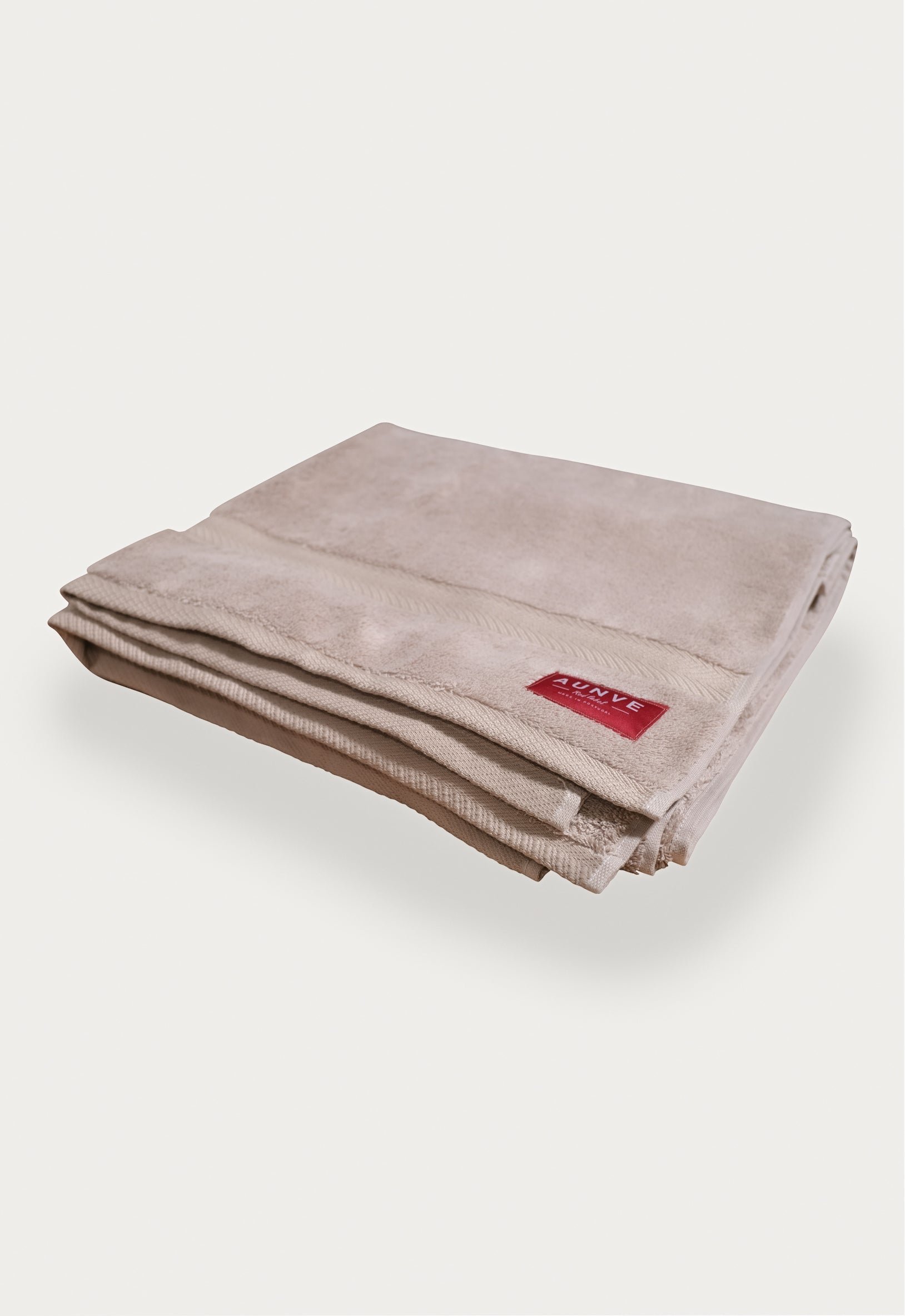 Red Label Beige Bath Towel